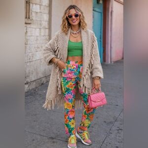 Carolina K Long Line Fringe Sweater